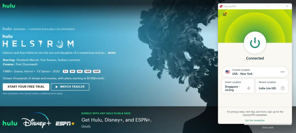 watch hulu in mexico with expressvpn